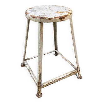 Industrial metal stool