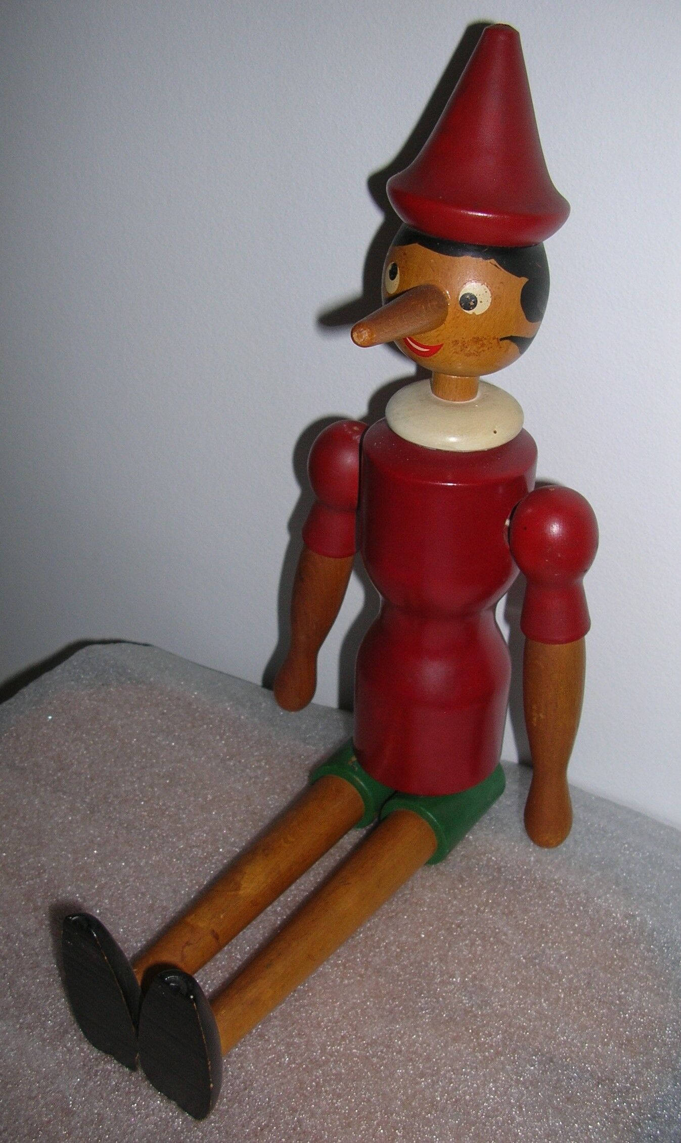 Articulated wooden Pinocchio, 50 cm