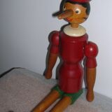 Articulated wooden Pinocchio, 50 cm