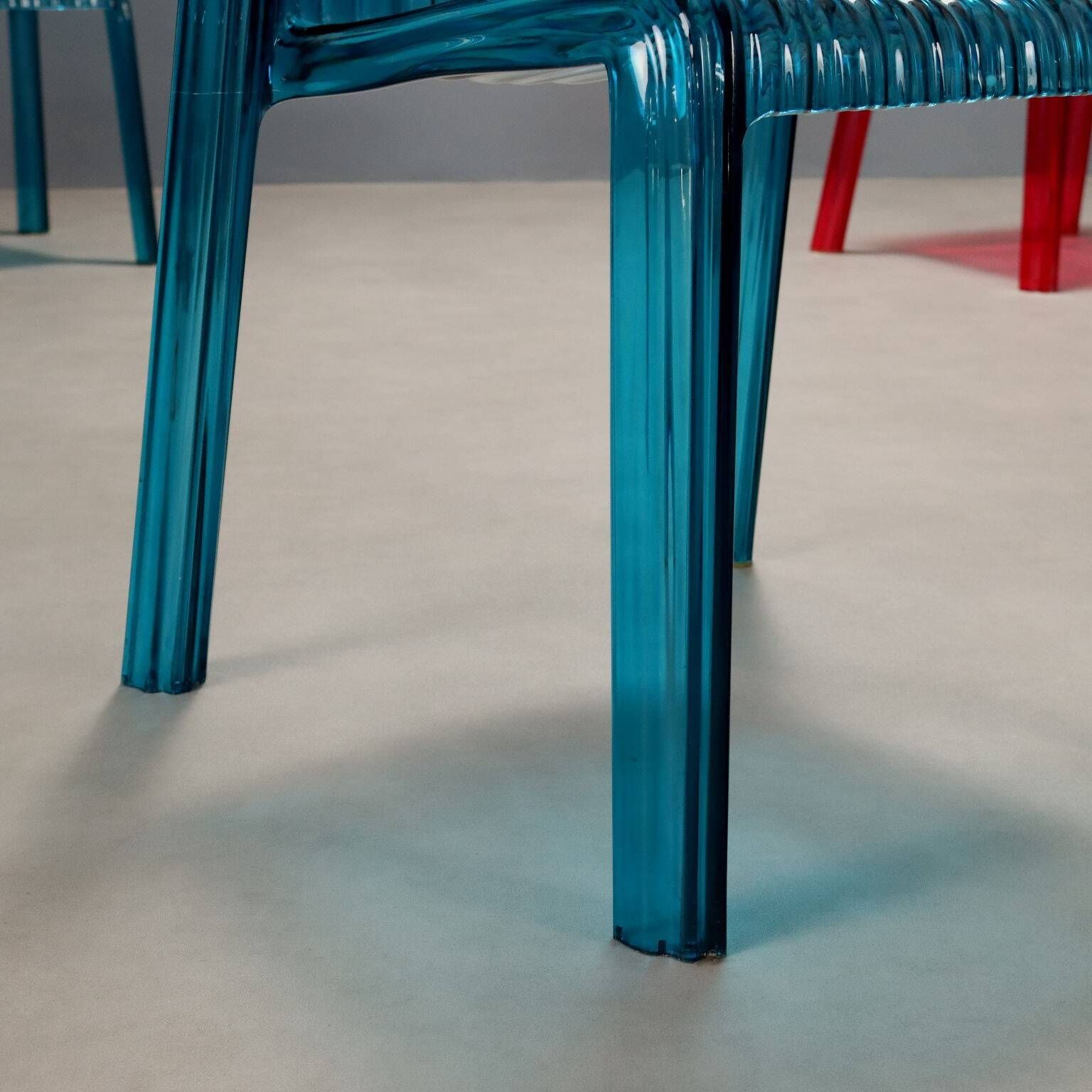 Original vintage Kartell Frilly chairs designed by Patricia Urquiola in the 2000s