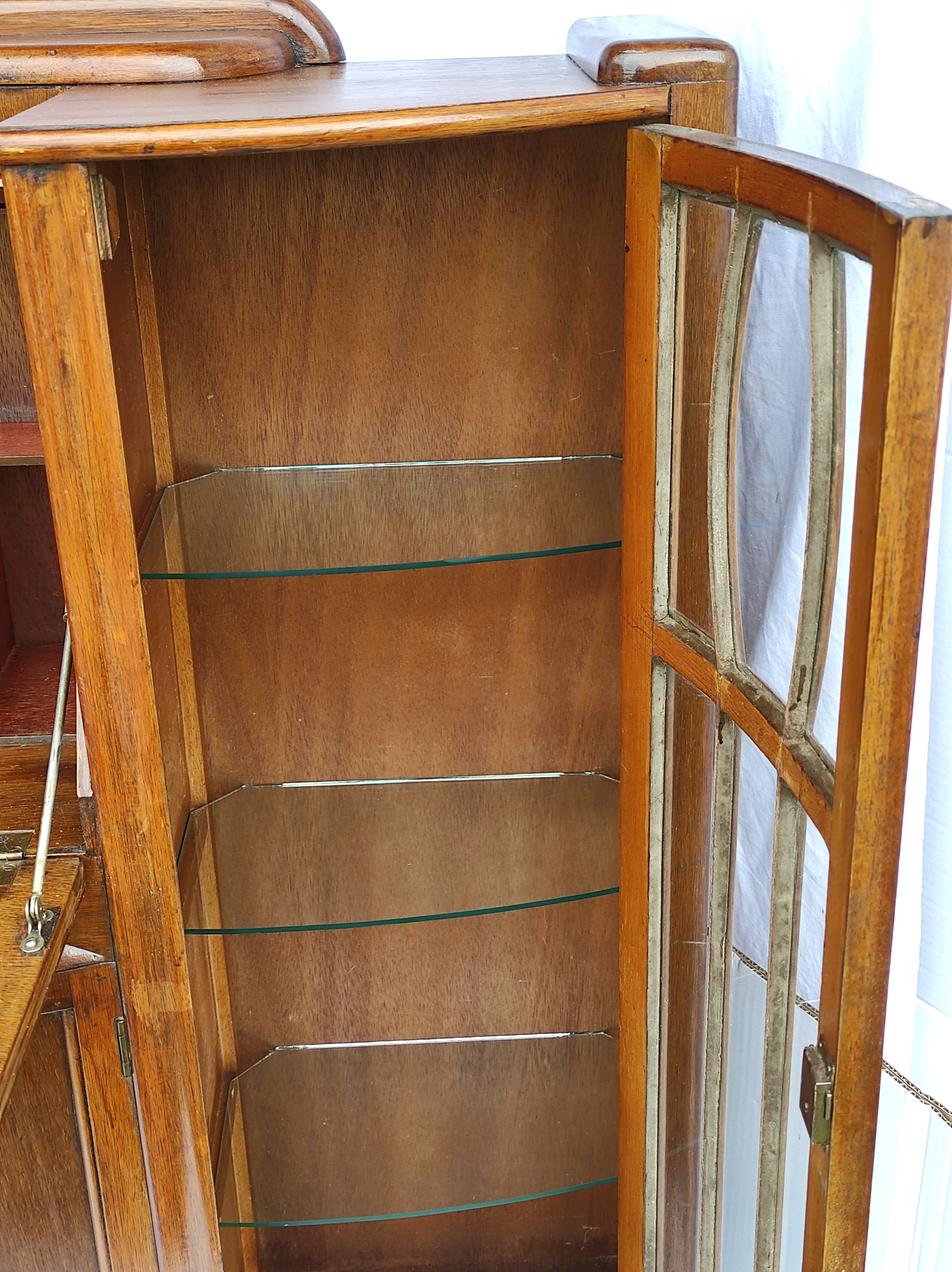 English furniture showcase and secretary art deco