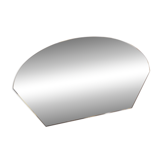 Smoked beveled mirror