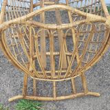 Rattan cradle