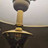 2 lampes deluxe laiton, chrome et or, 1970 a 80