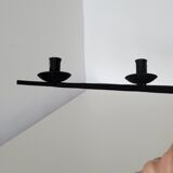 Brutalist candlestick candlestick with 4 metal branches