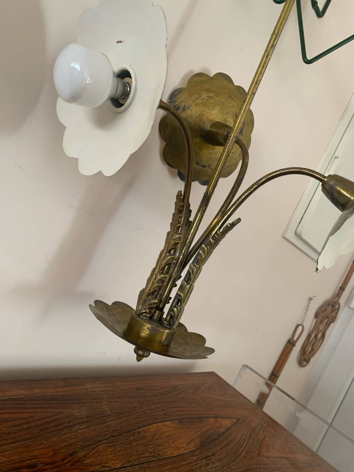 Vintage Art Nouveau pendant light