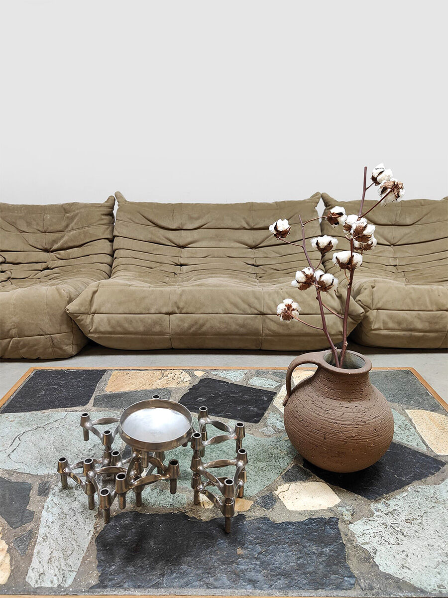 Canapé modulable Togo au design vintage, signé Michel Ducaroy Ligne Roset, 1970