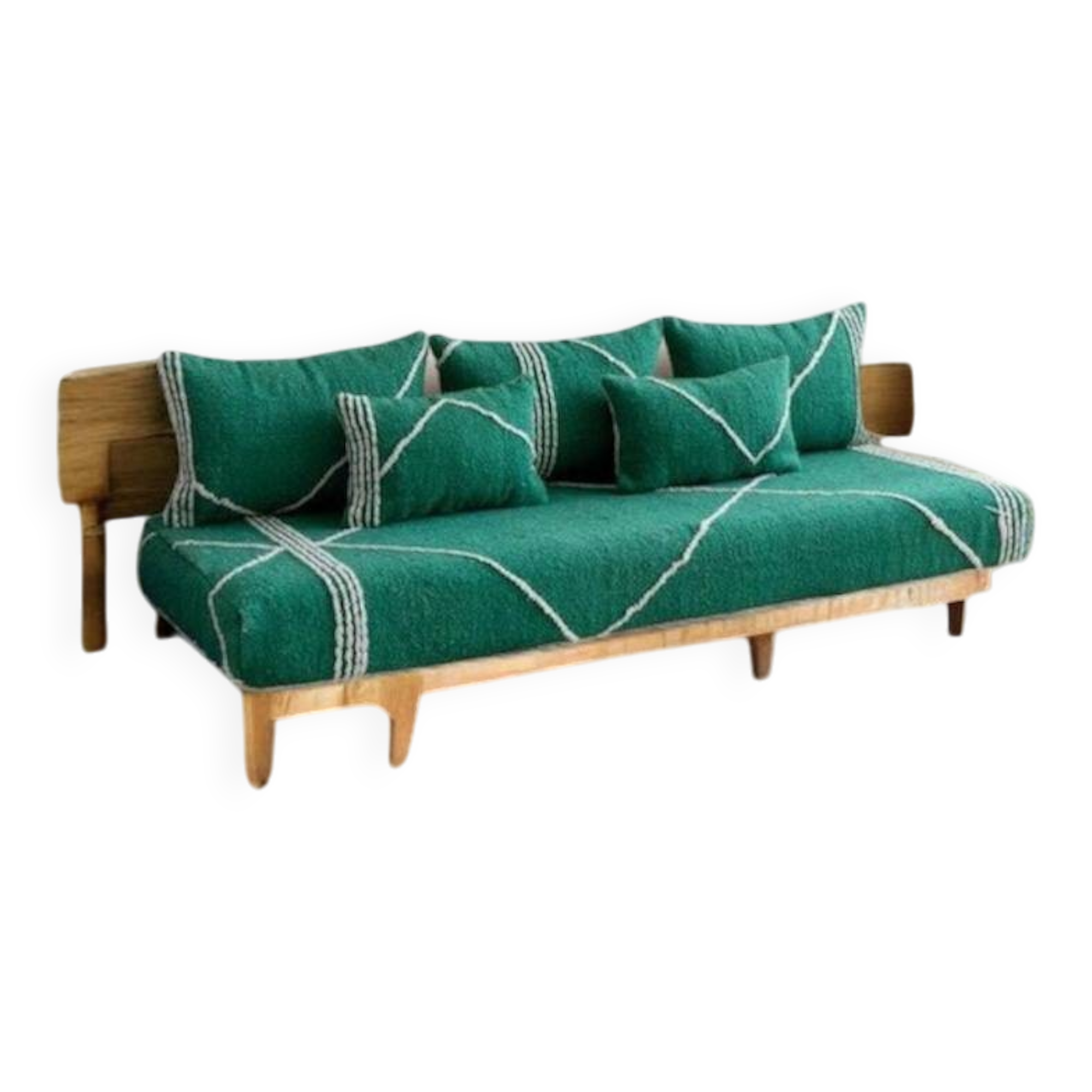 Moroccan Heritage Reimagined – Malachite Green Znafi Lounge Seating