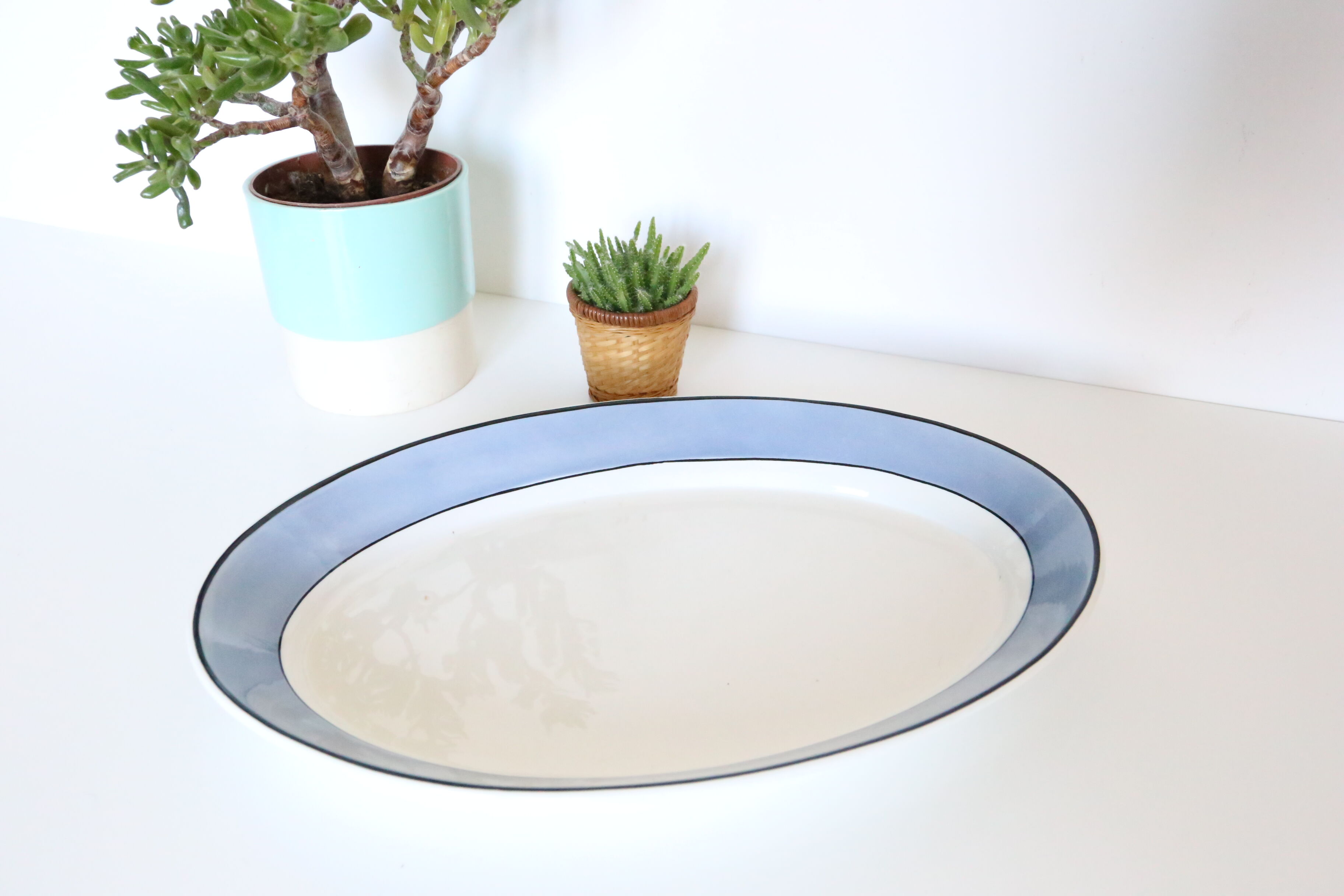 Oval dish Moulin des Wolves