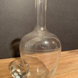 Glass decanter decorated with spirals late nineteenth early twentieth