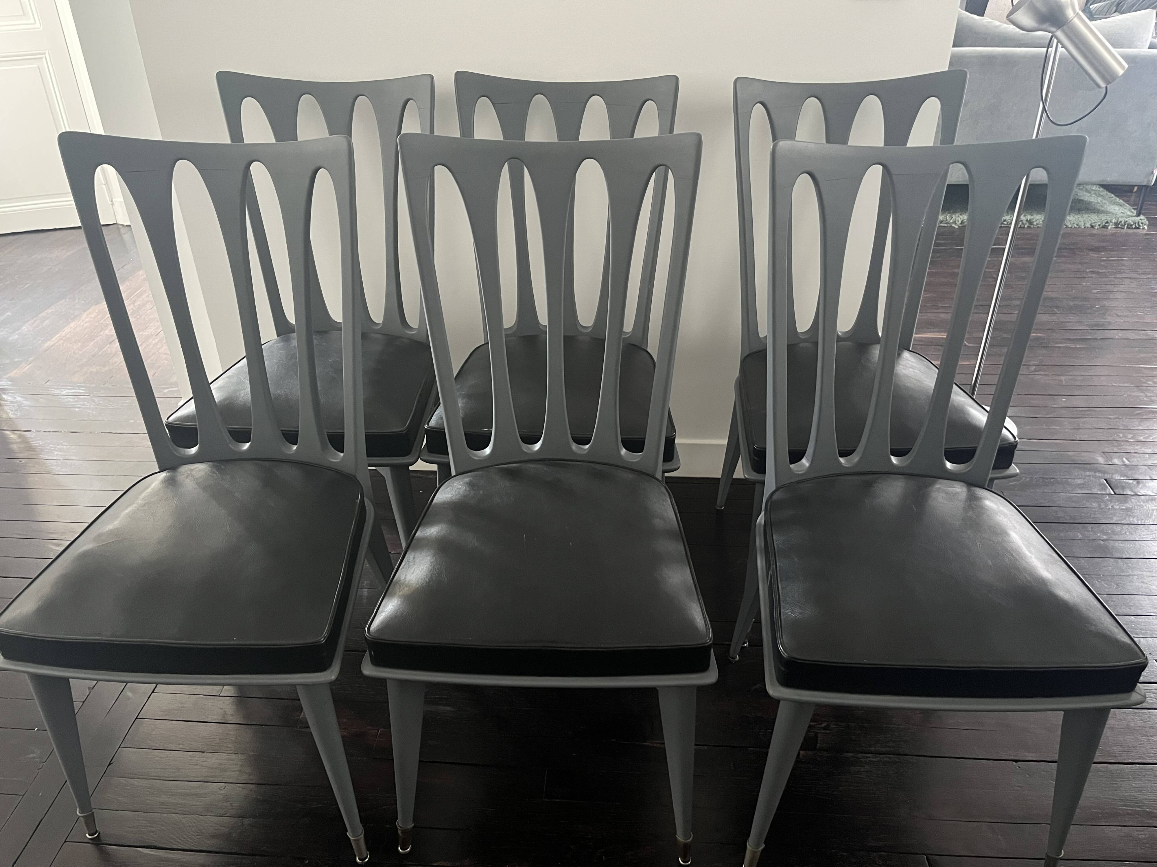 6 chairs from the 1950s