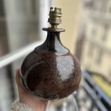 St Philbert enamelled stoneware ceramic lamp