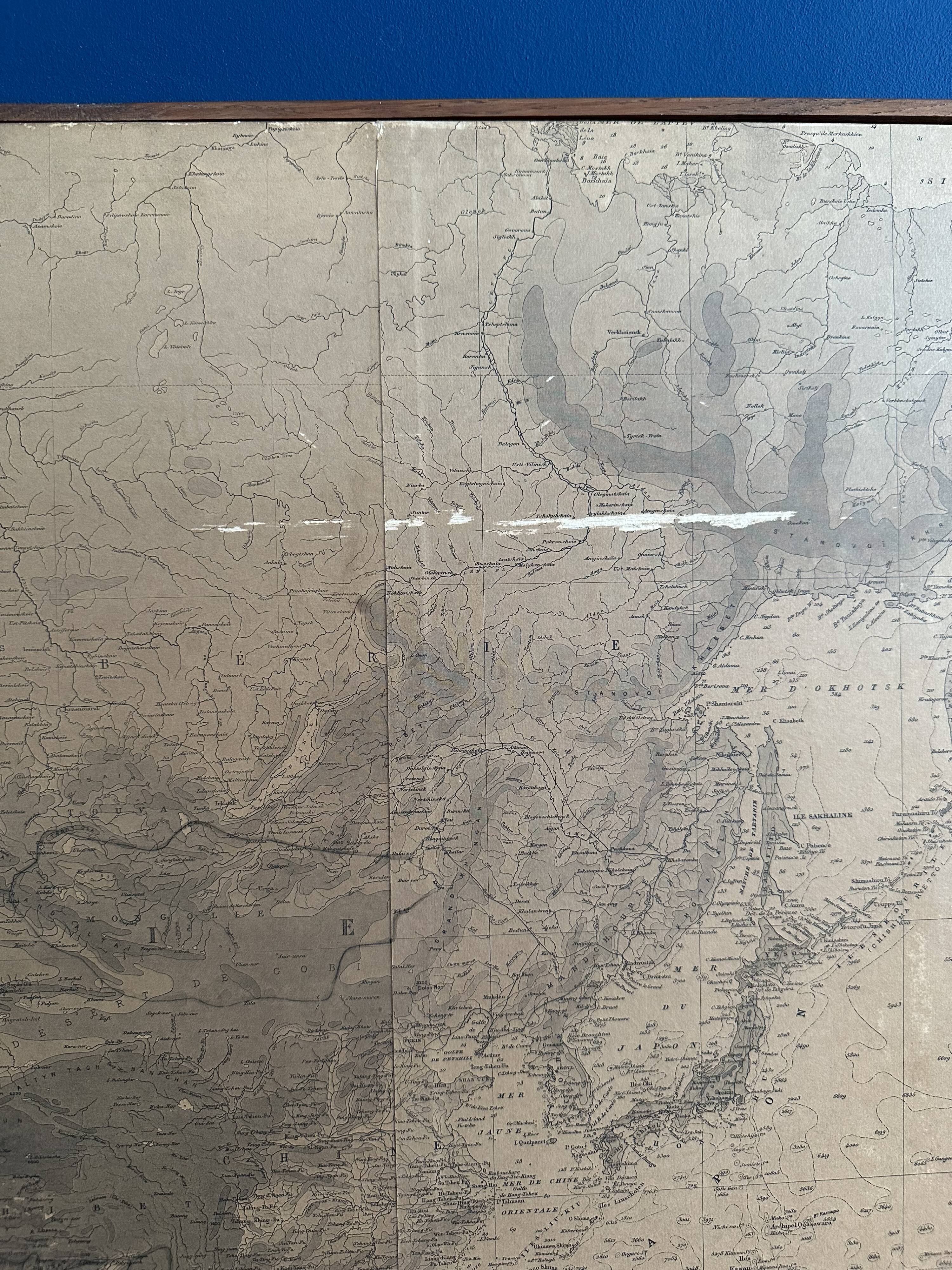 Planisphere of the naval hydrographic service