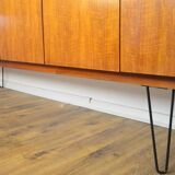 Scandinavian teak sideboard and “pin” legs