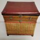 Siège coffre , tabouret vintage de pecheur