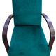 Vintage bottle green armchair in velvet fabric, 1960s-1970s
