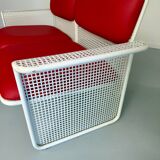 Old 2 seater sofa Italian design from the 70s Talin Vicenza metal per