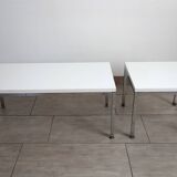 Paire de tables basses d'appoint années 70