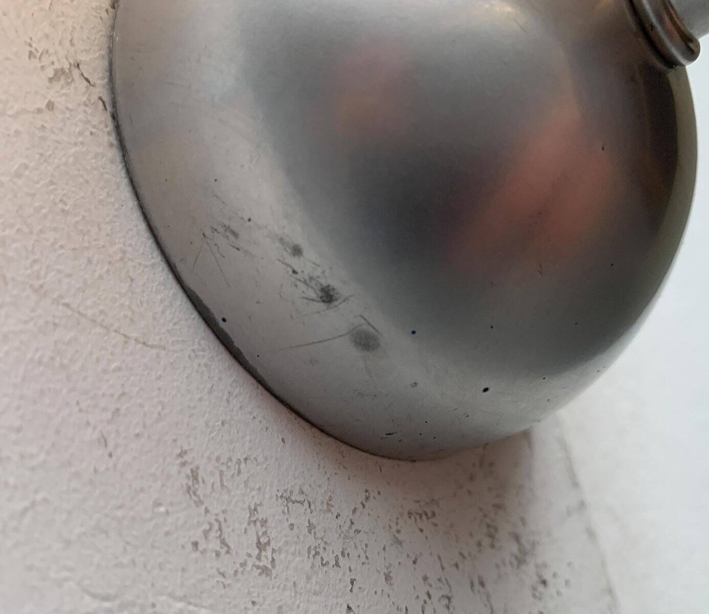 Vintage wall lamp in postmodern Italian glass by Lucente.