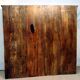 Burmese teak showcase with original blue patina