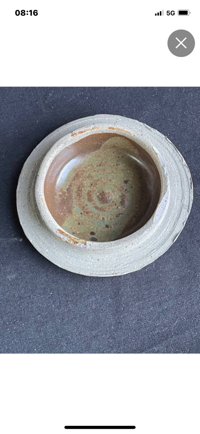 Large pot, old stoneware coffee pot