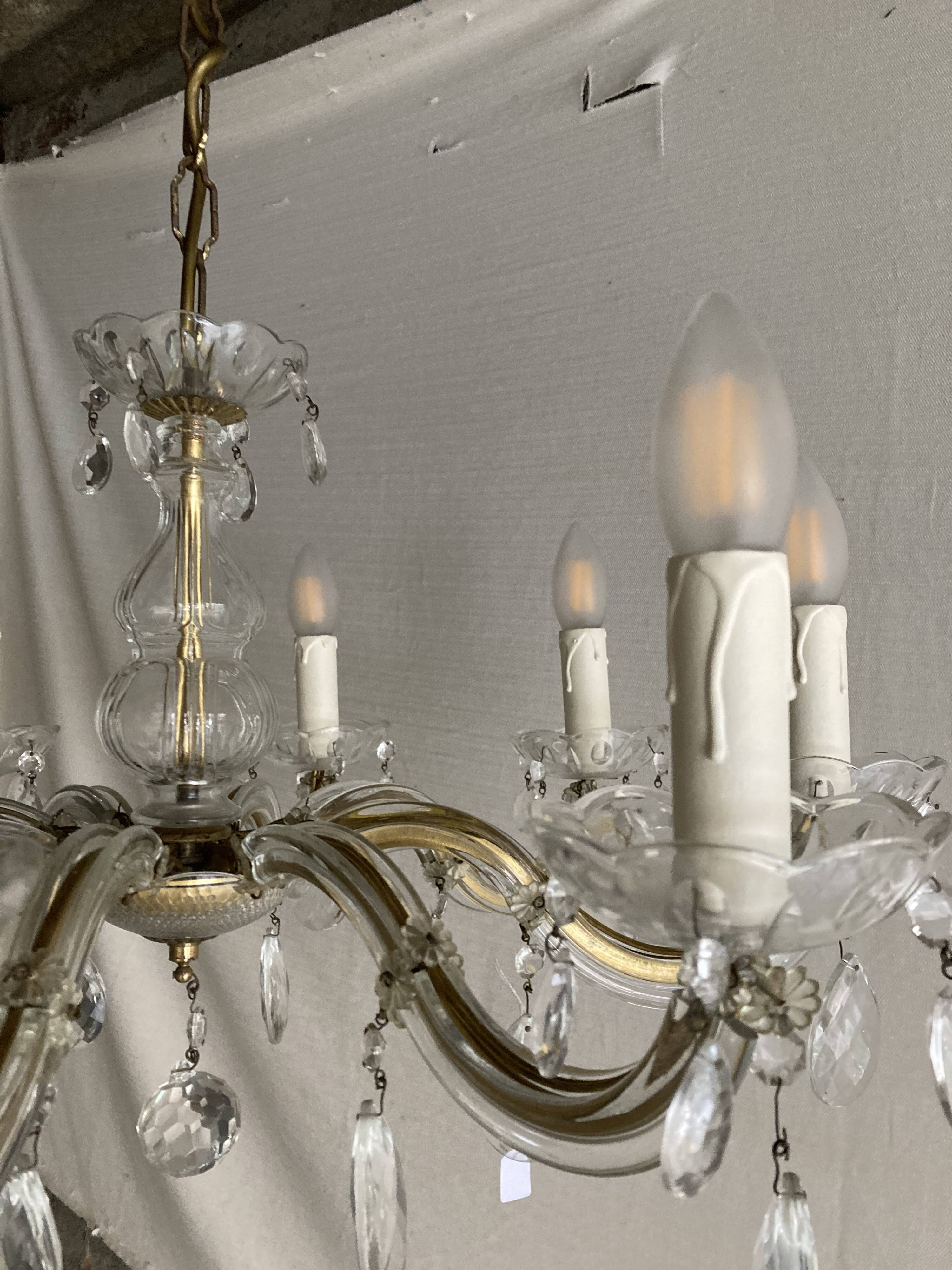 Italian chandelier mid 20th.