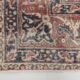 Faded Navy Blue Classic Vintage Persian Rug, 202x323 Cm