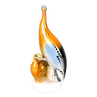 1980s Porcelain Sculpture by Hollohaza, Hungary
