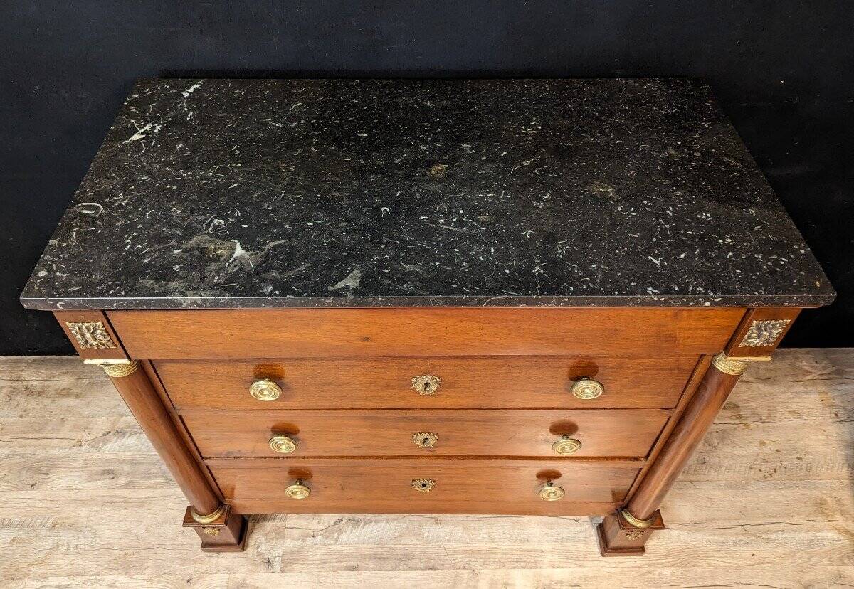 Empire Mahogany Commode