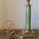 Lamp foot marble and bronze old 19th century