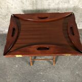 Mahogany folding tea-table