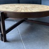 Large Herbier model coffee table in ceramic signed Roger Capron, 1960