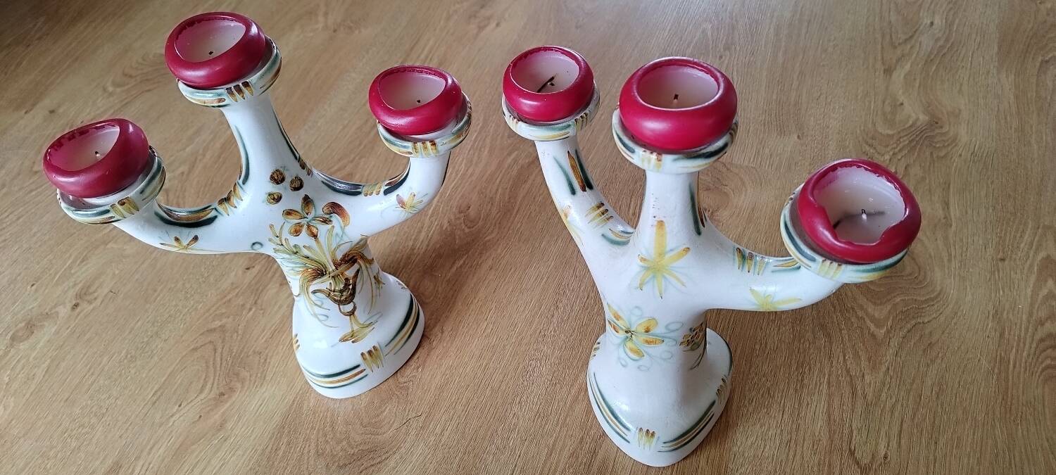 Duo de bougeoirs Kéraluc