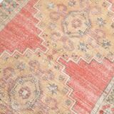 4x8 Red Geometric Turkish Rug 127x247Cm SK 22752
