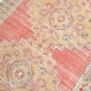 4x8 Red Geometric Turkish Rug 127x247Cm SK 22752