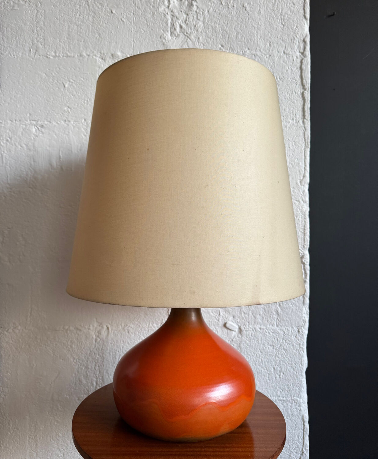 Ceramic lamp by Jacques Lignier from the 1960s.