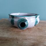 Caquelon dish, thistle decoration by Etienne Daniel, Vallauris