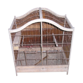 Old wooden bird cage
