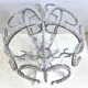 Lampshade hat chandelier pendant ceiling light decorative lamp with pearls and tassels