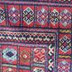 Berber carpet, woven and embroidered, wool 204 x106 cm 20th century