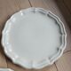 3 scalloped dessert plates