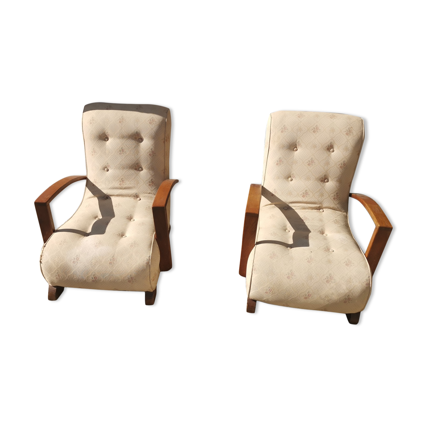 Pair of art deco armchairs 1930