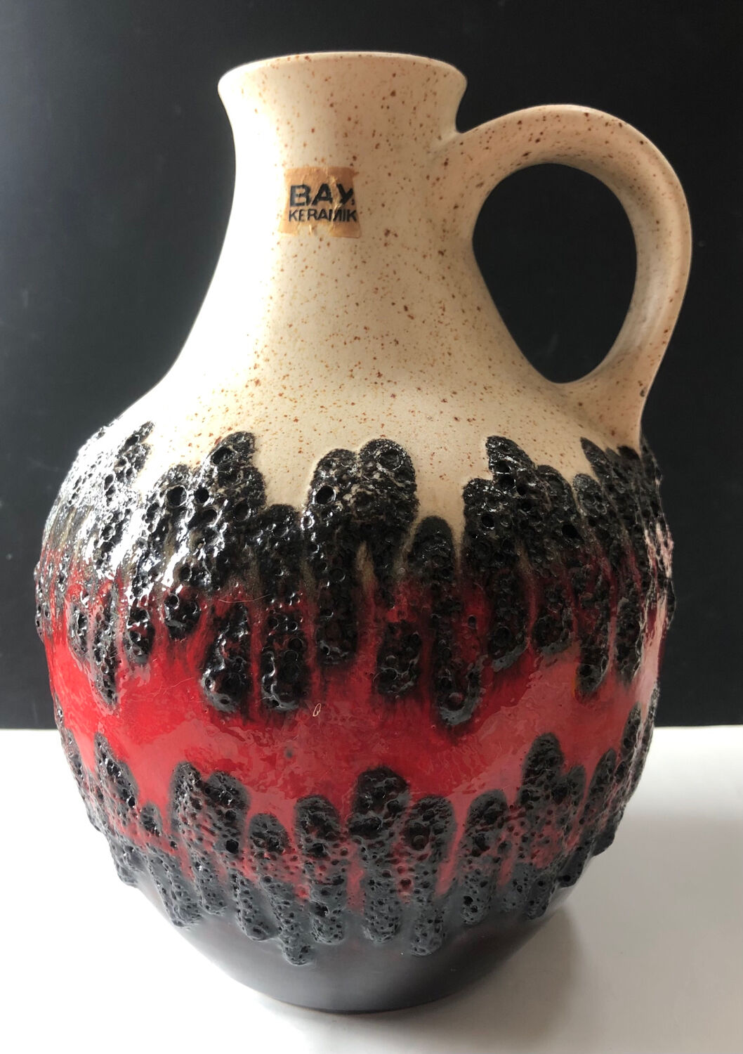 Vase fatlava Bay Keramik West Germany