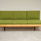 Jitona Sobeslav 1970s Green Fabric Folding Sofa