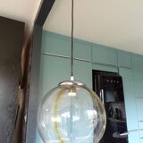 Suspension globe verre soufflé Ø30cm