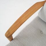 Solid oak antique dining chairs, with hand carved back rests. The chairs have no screws only wooden