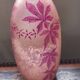 SUPERB GLASS PASTE VASE SIGNED LEGRAS RUBY SERIES