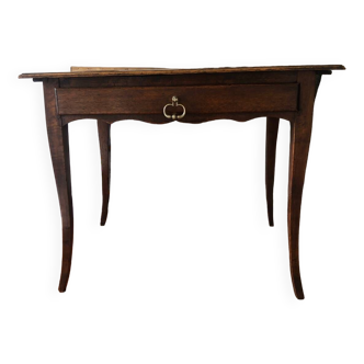 Old wooden desk table