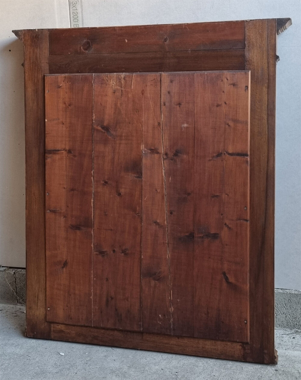 Mirror trumeau, wood, vintage, henri ii