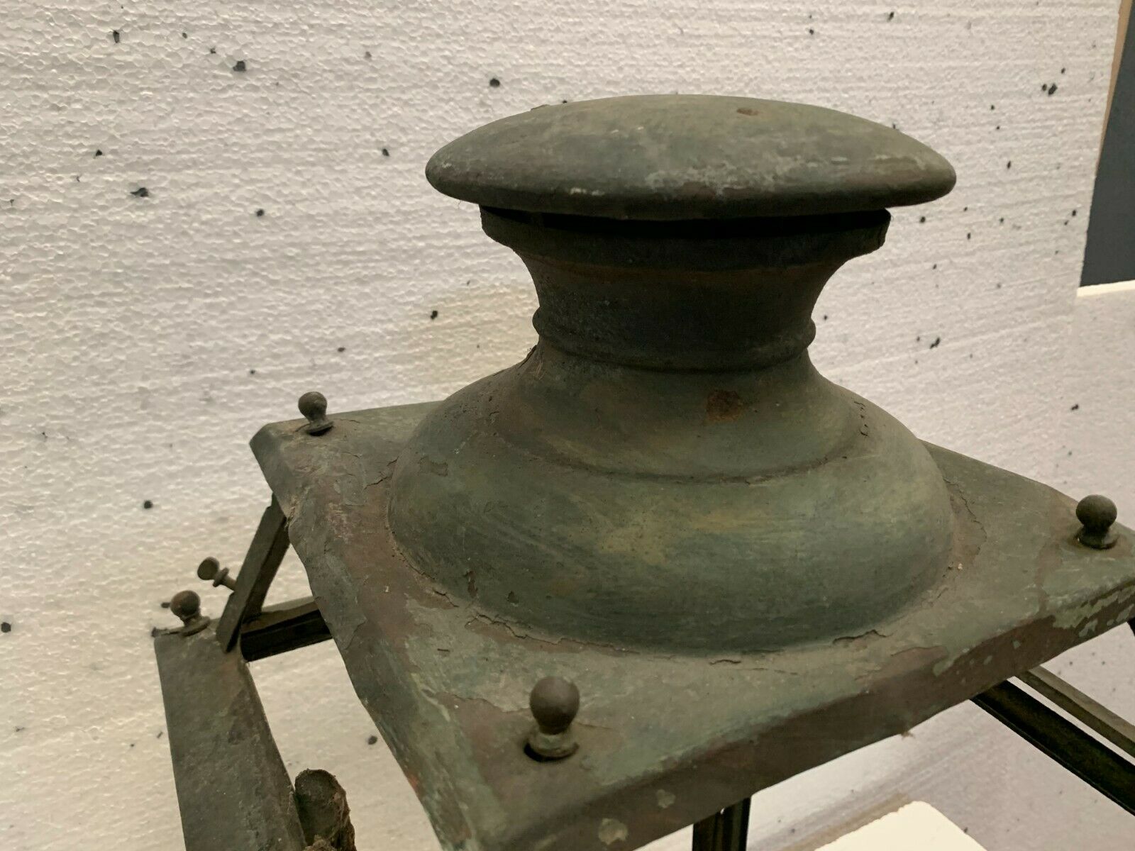 Ancient 20th century metal lantern